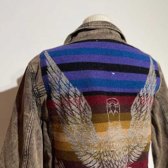 Upcycled Jean Jacket by MB Designs - Picture 7 of 12